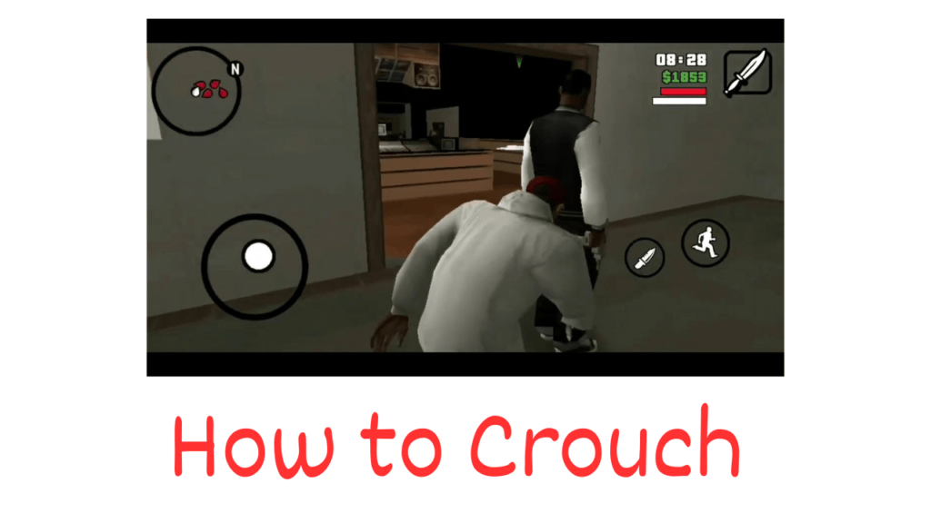 How to Crouch in GTA San Andreas Android