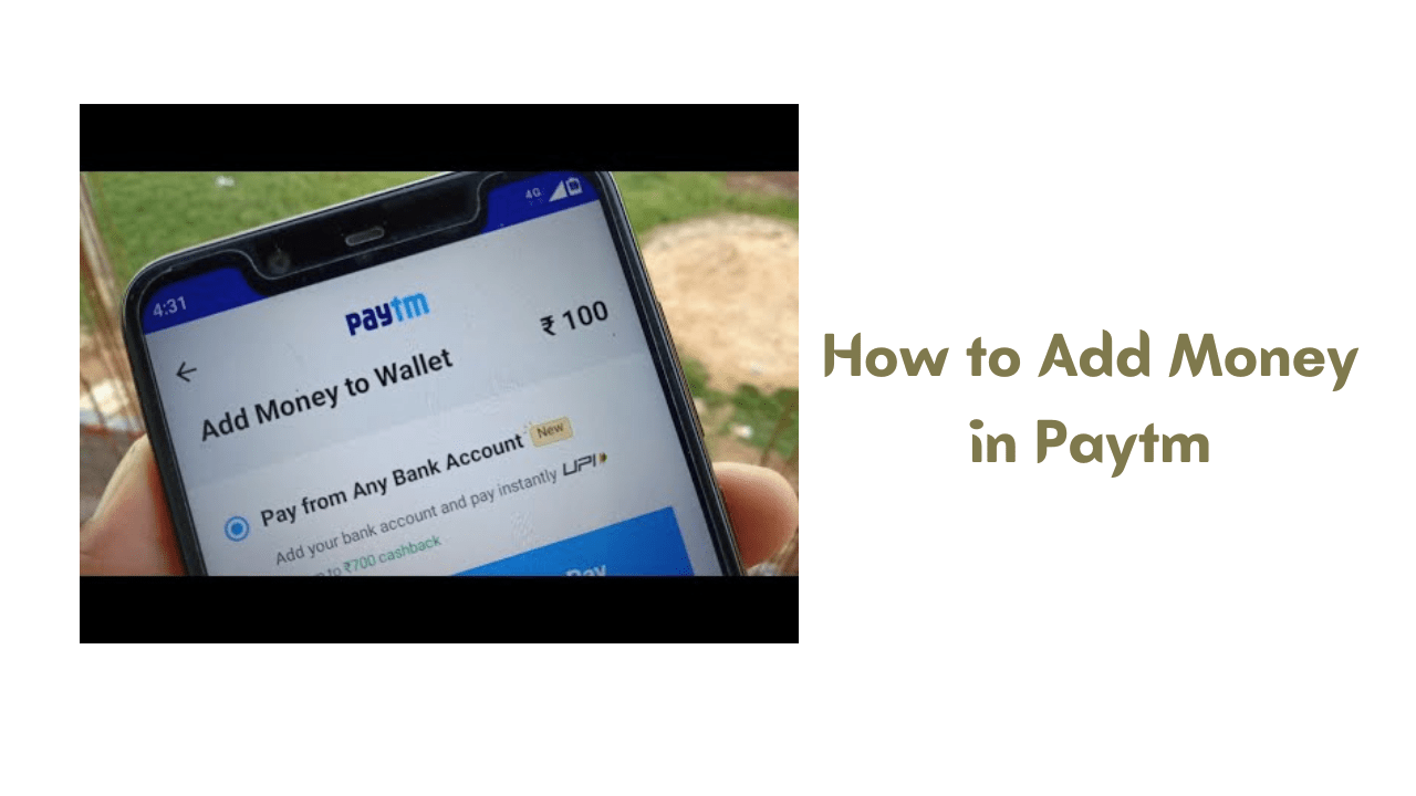 How to Add Money in Paytm